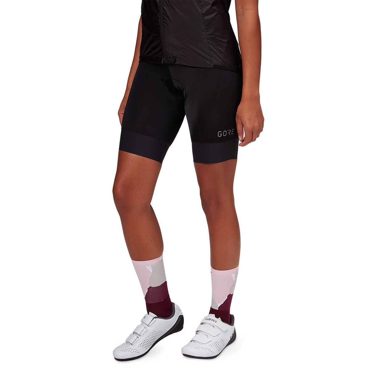 GOREWEAR Women's C3 Short Tights+ in Black - Size: XS/0-2