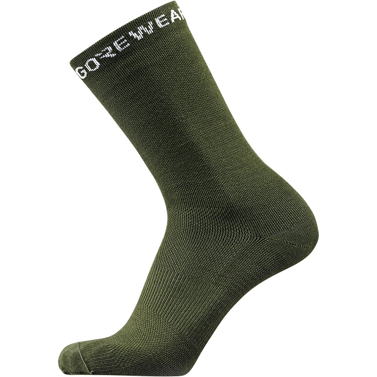 GOREWEAR Essential Merino Socks in Utility Green - Size: 3.5-5