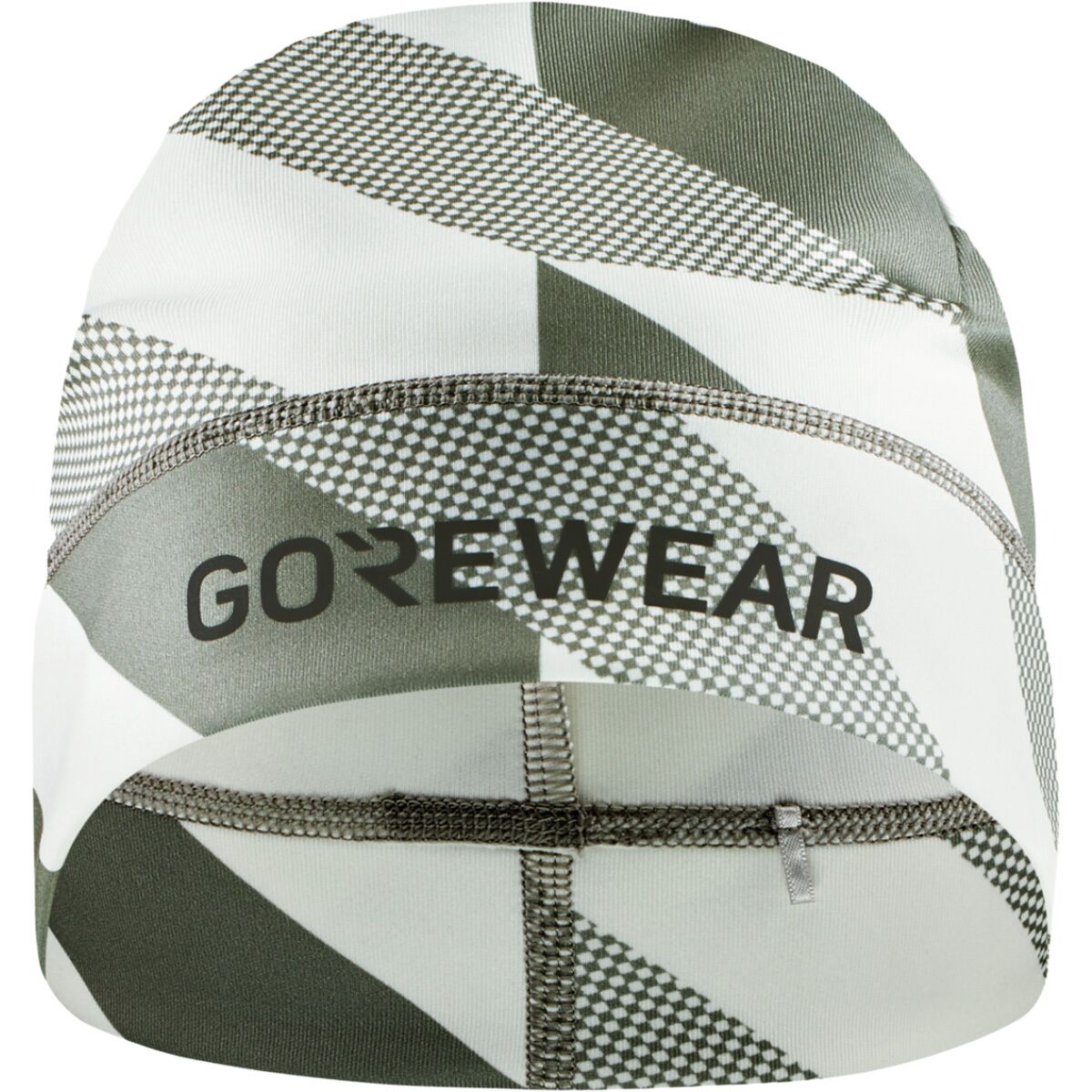 GOREWEAR Essence Light Beanie in White / Lab Gray