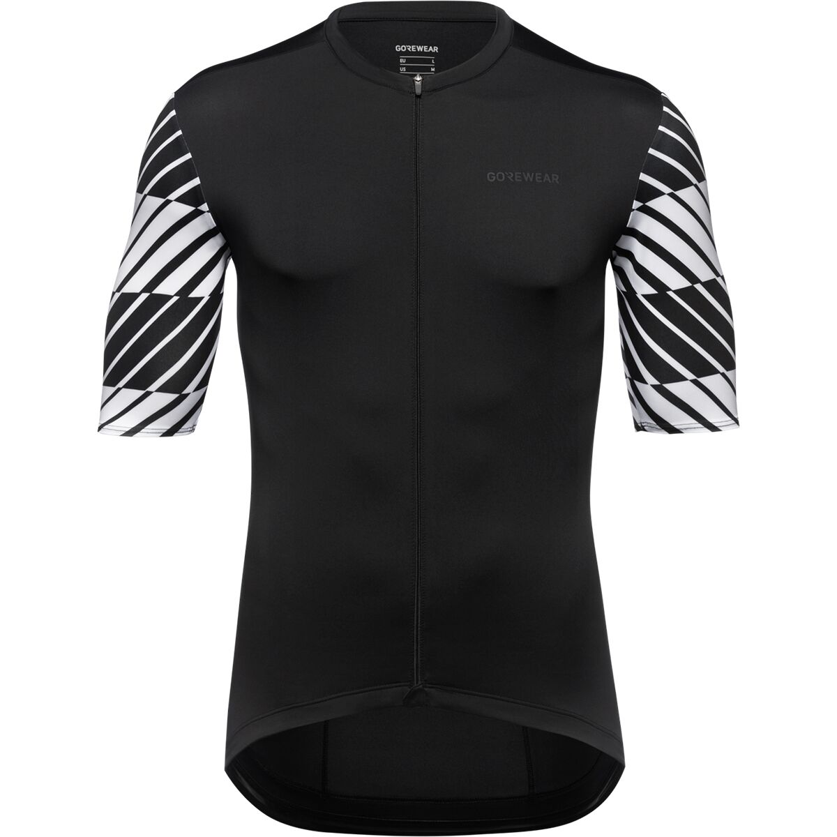 GOREWEAR GOREWEAR Men's SWIFTRIDE Optical Jersey in Black / White - Size: US M/EU L - $60.00 at Steep and Cheap