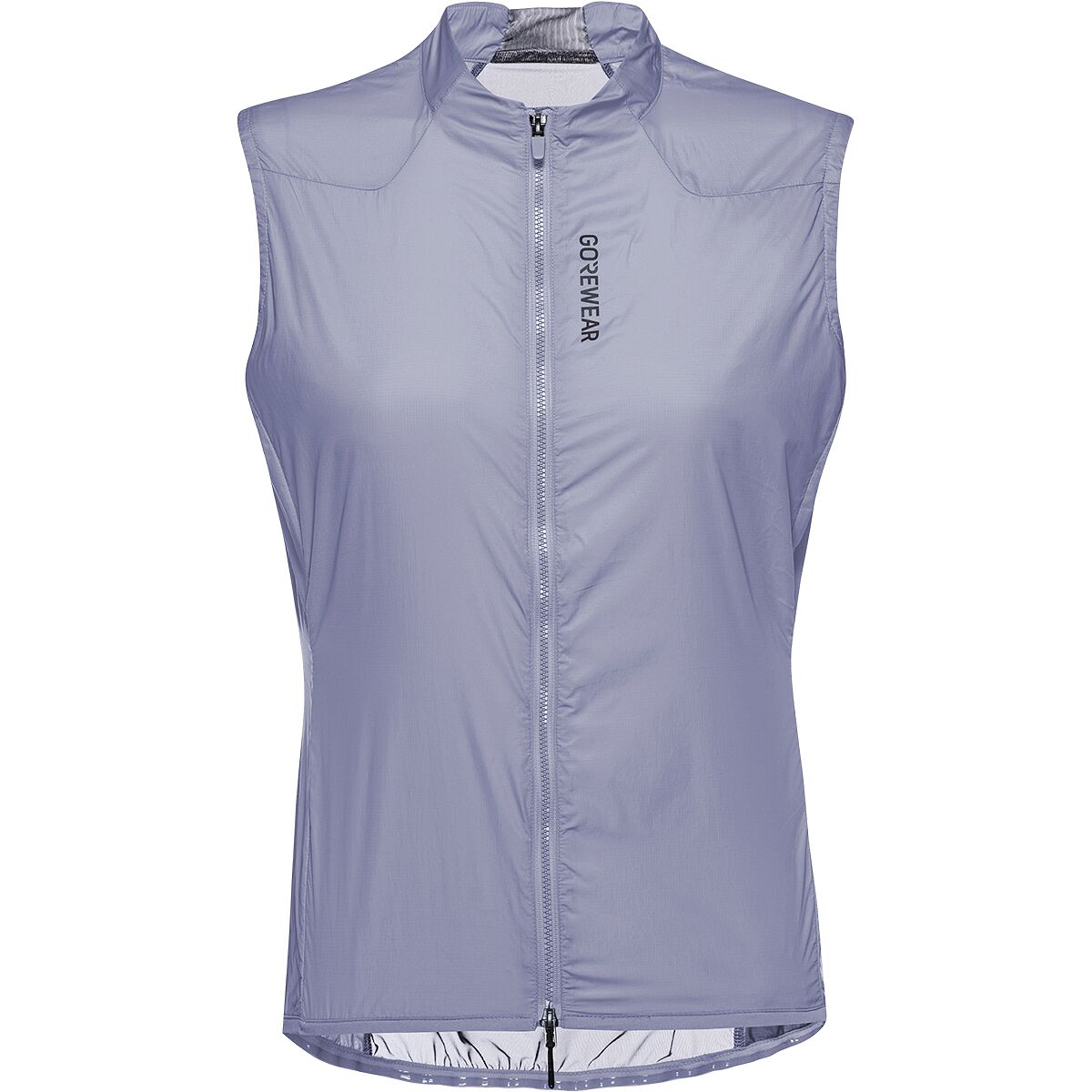 GOREWEAR Women's Distance Windbreaker Vest in Amethyst Grey - Size: Large