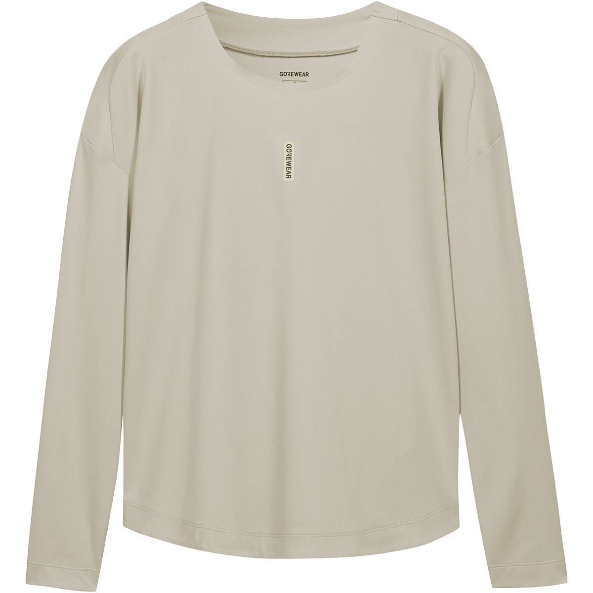 GOREWEAR Women's FERNFLOW Long-Sleeve T-Shirt in Tech Beige - Size: Large