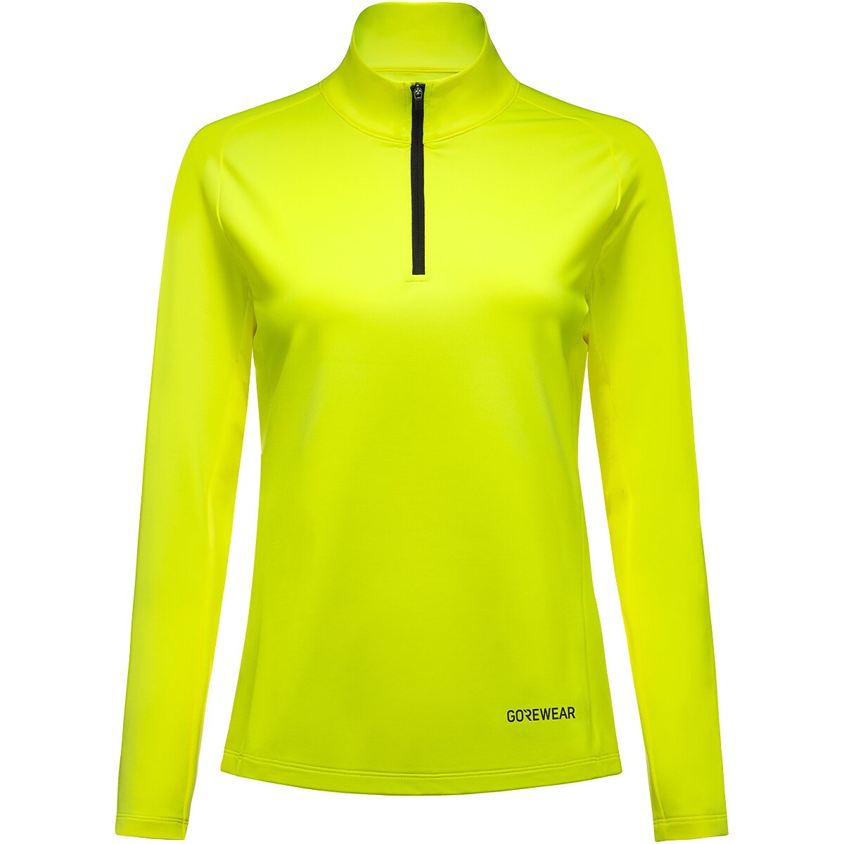 GOREWEAR Women's Everyday Mid 1/4-Zip Jacket in Neon Yellow - Size: S/4-6