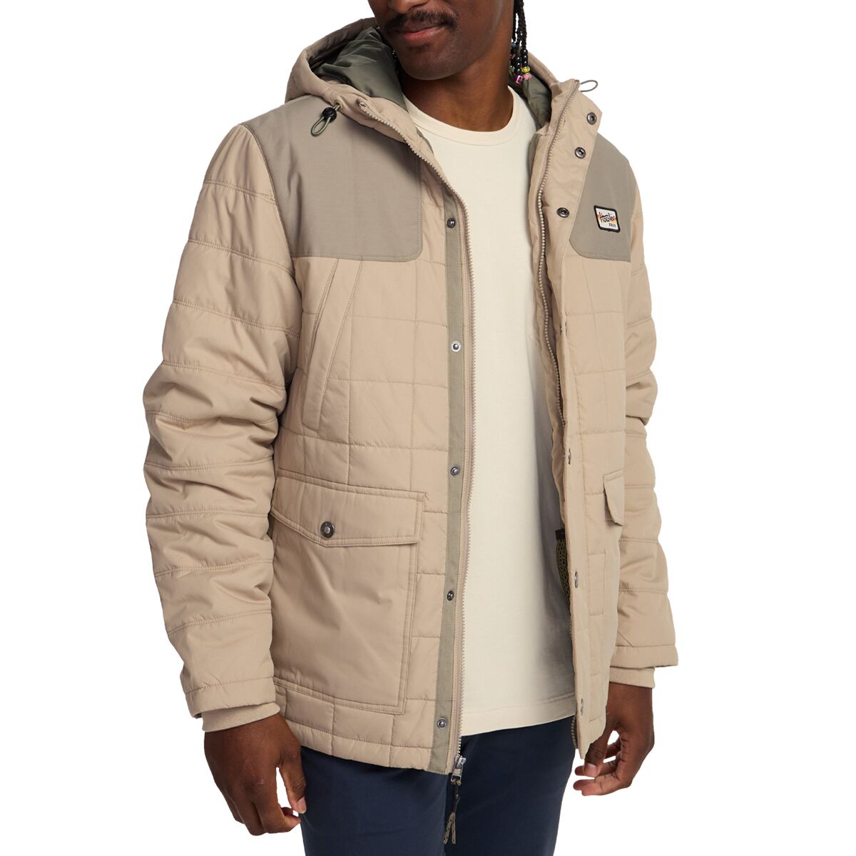 Howler Brothers Howler Brothers Men's Spellbinder Parka in Vetiver / Sand - Size: XXL - $187.50 at Steep and Cheap