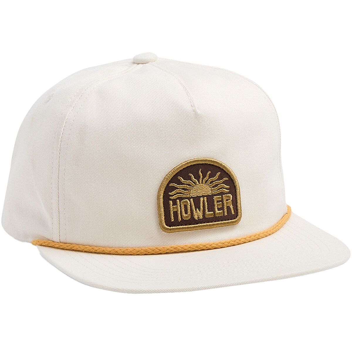 Howler Brothers Unstructured Snapback Hat in El Sol : White