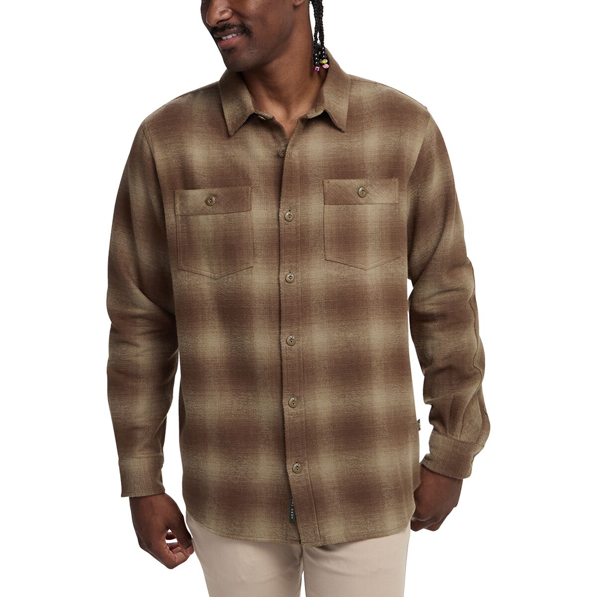 Howler Brothers Howler Brothers Men's Rodanthe Blanket Flannel Shirt in Emmett Plaid - Size: Small - $93.75 at Steep and Cheap