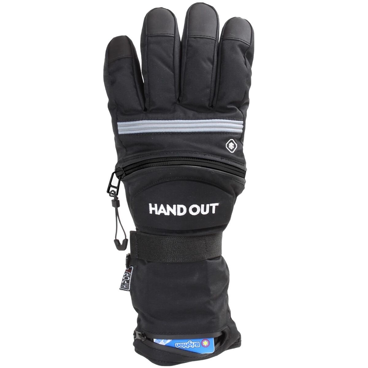 Hand Out Gloves Men's Sport Ski Glove in Black - Size: XS
