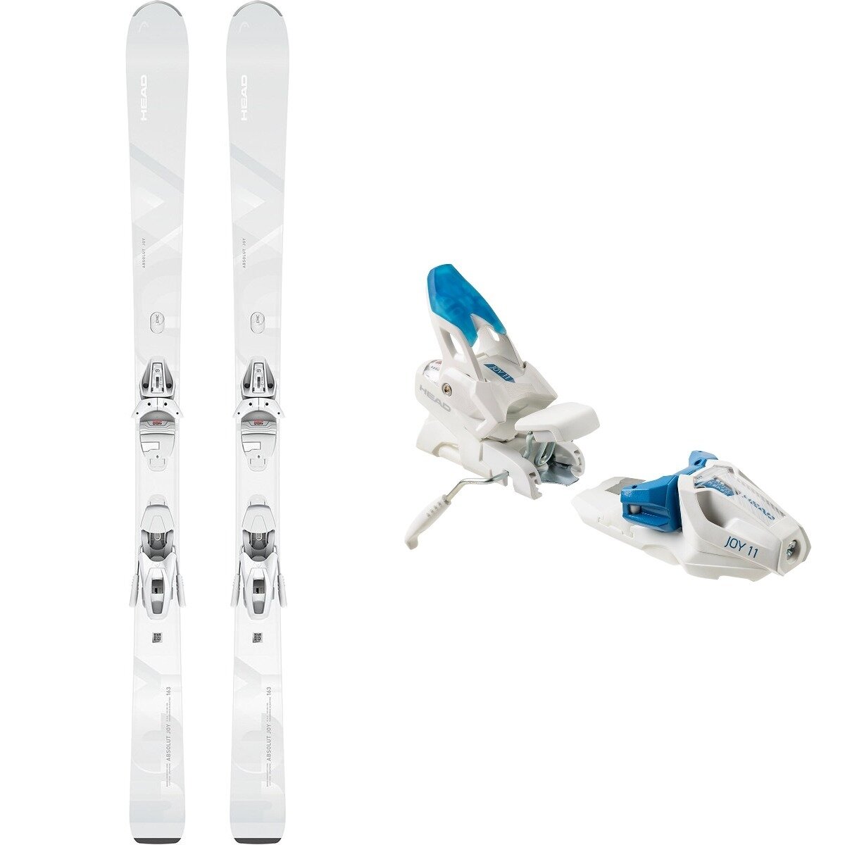 Head Usa Head USA Women's Absolut Joy Ski + Joy 11 Binding in Wh,White / Blue - Size: 163cm/90mm - $698.75 at SteepandCheap.com