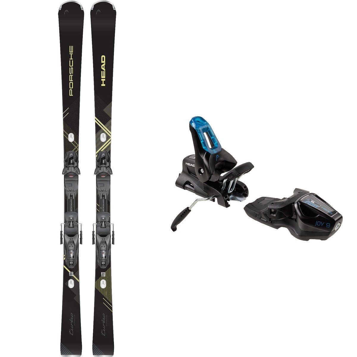 Head Usa Head USA Porsche 7 Series Ski + Joy 9 Binding in Bk / Yw,Black / Blue - $1032.50 at SteepandCheap.com
