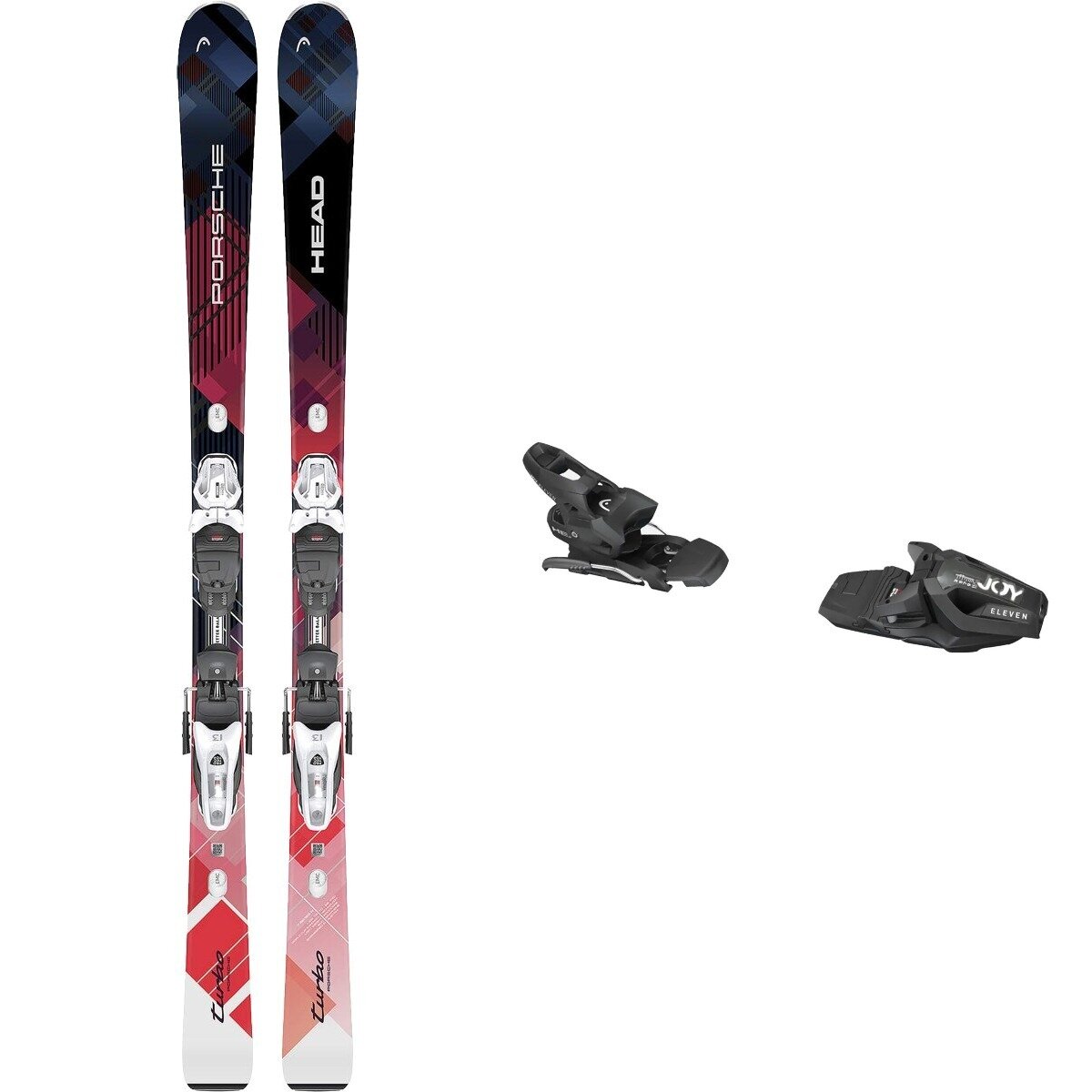 Head Usa Head USA Porsche W Series Ski + Joy 11 Binding in Bk / Vi,Matte Black / White - Size: 168cm/78mm - $958.75 at SteepandCheap.com