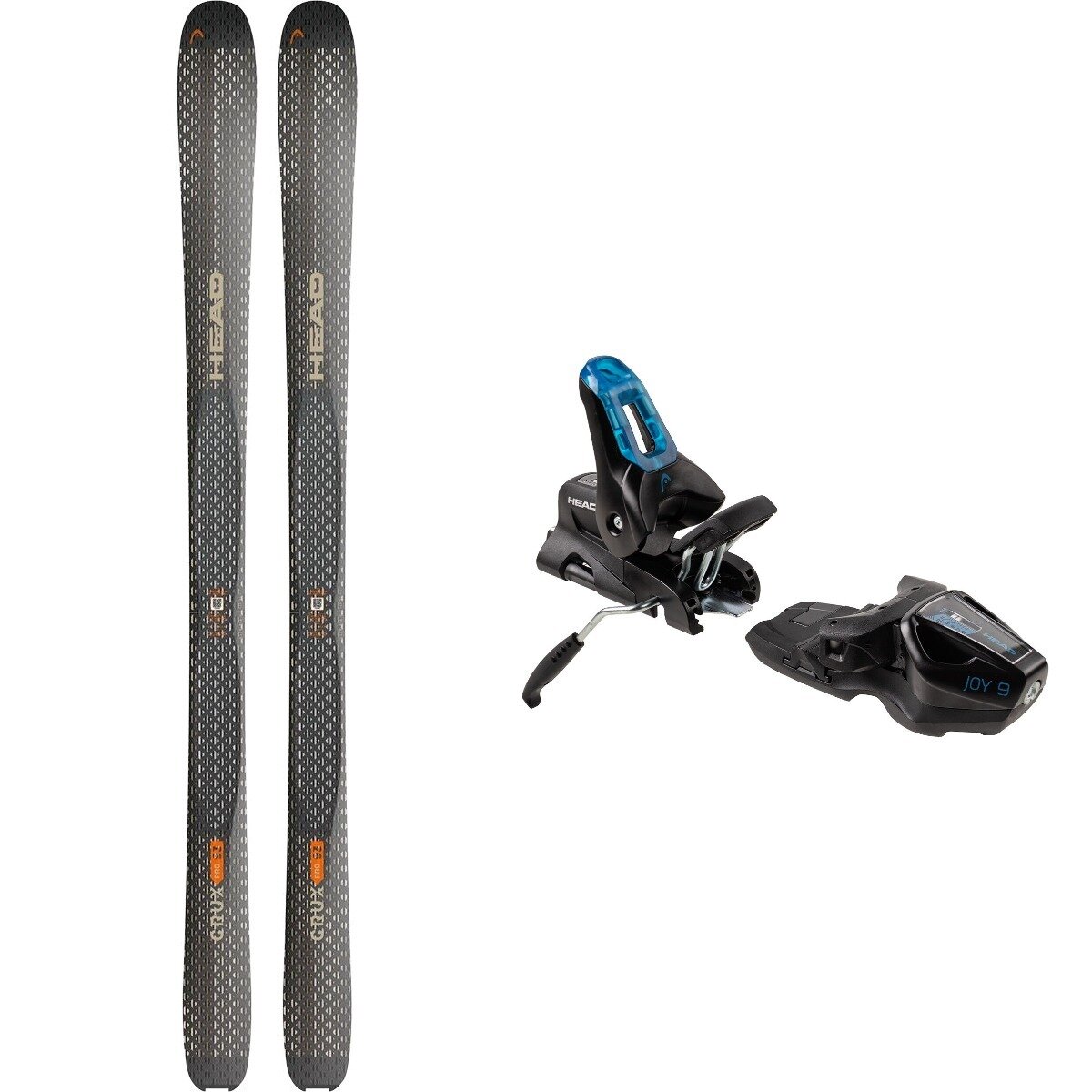 Head Usa Head USA Shape e-V8 Ski + Joy 9 Binding in Anth / Bl,Black / Blue - $770.00 at SteepandCheap.com