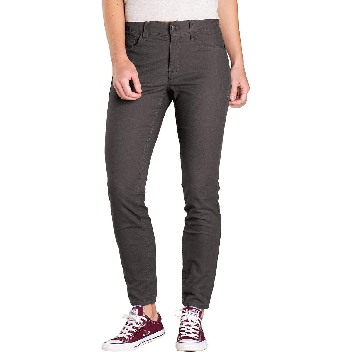 Toad&Co Women's Earthworks 5 Pocket Skinny Pant in Soot - Size: 2