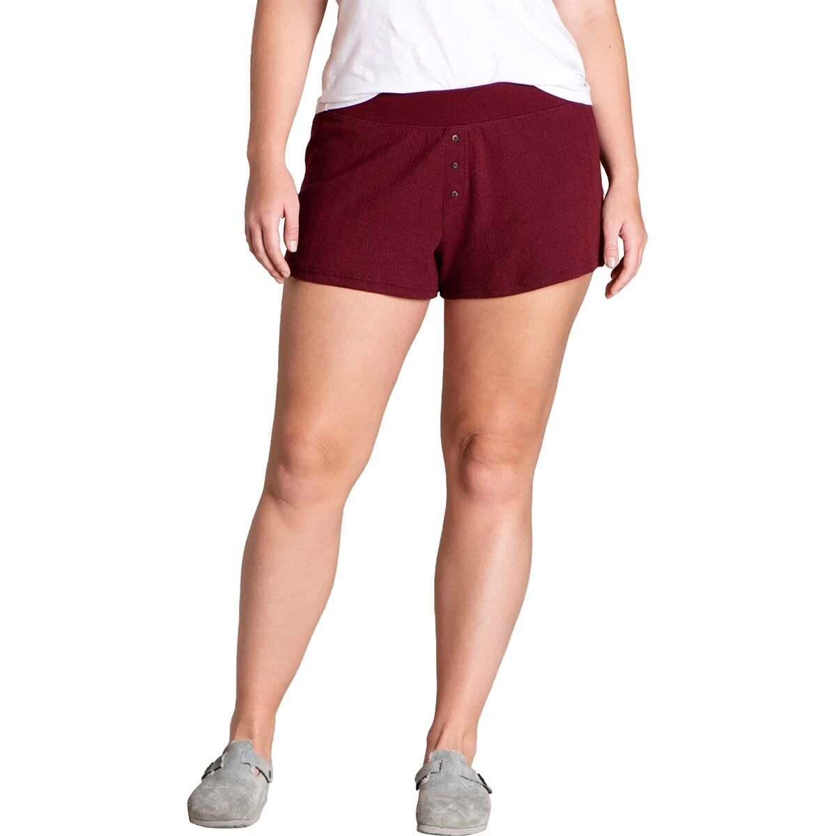 Toad&Co Women's Foothill Pointelle Short in Port - Size: Medium