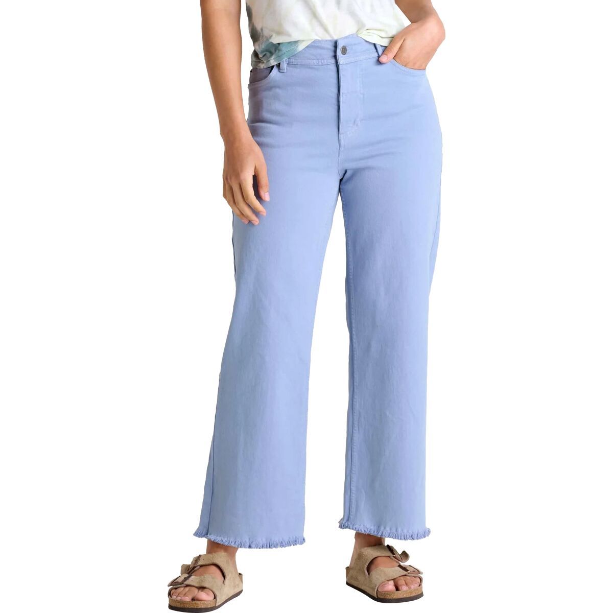Toad&Co Women's Balsam Seeded Cutoff Pant in Evergreen - Size: 10