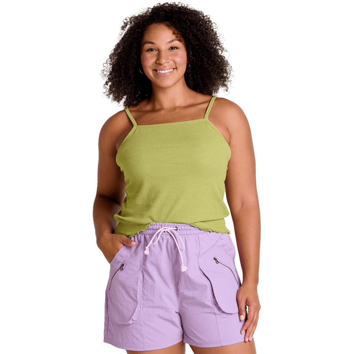 Toad&Co Women's Foothill Tank Top in Green Olive - Size: XL
