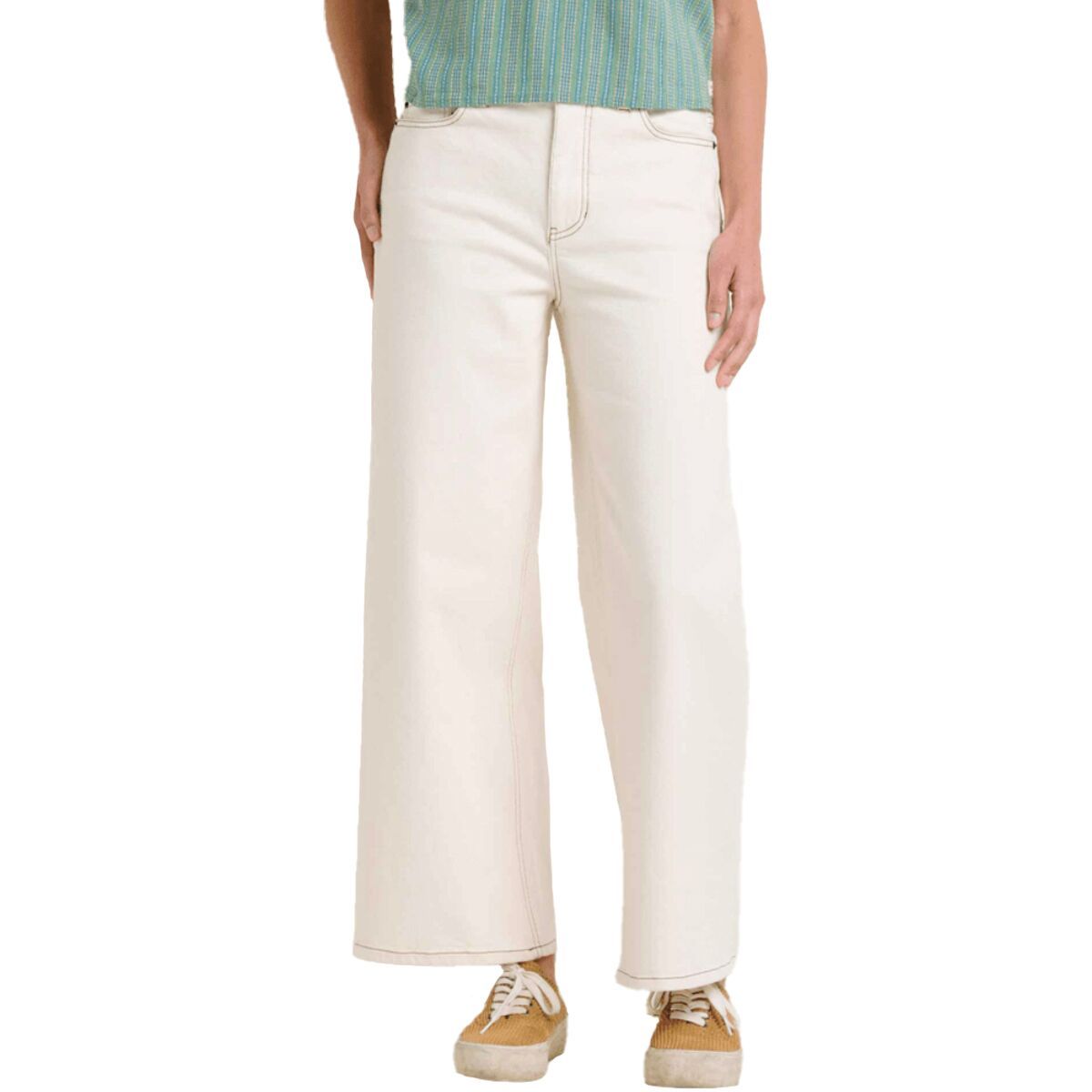 Toad&Co Women's Balsam Wide Leg Pant in Natural - Size: 2