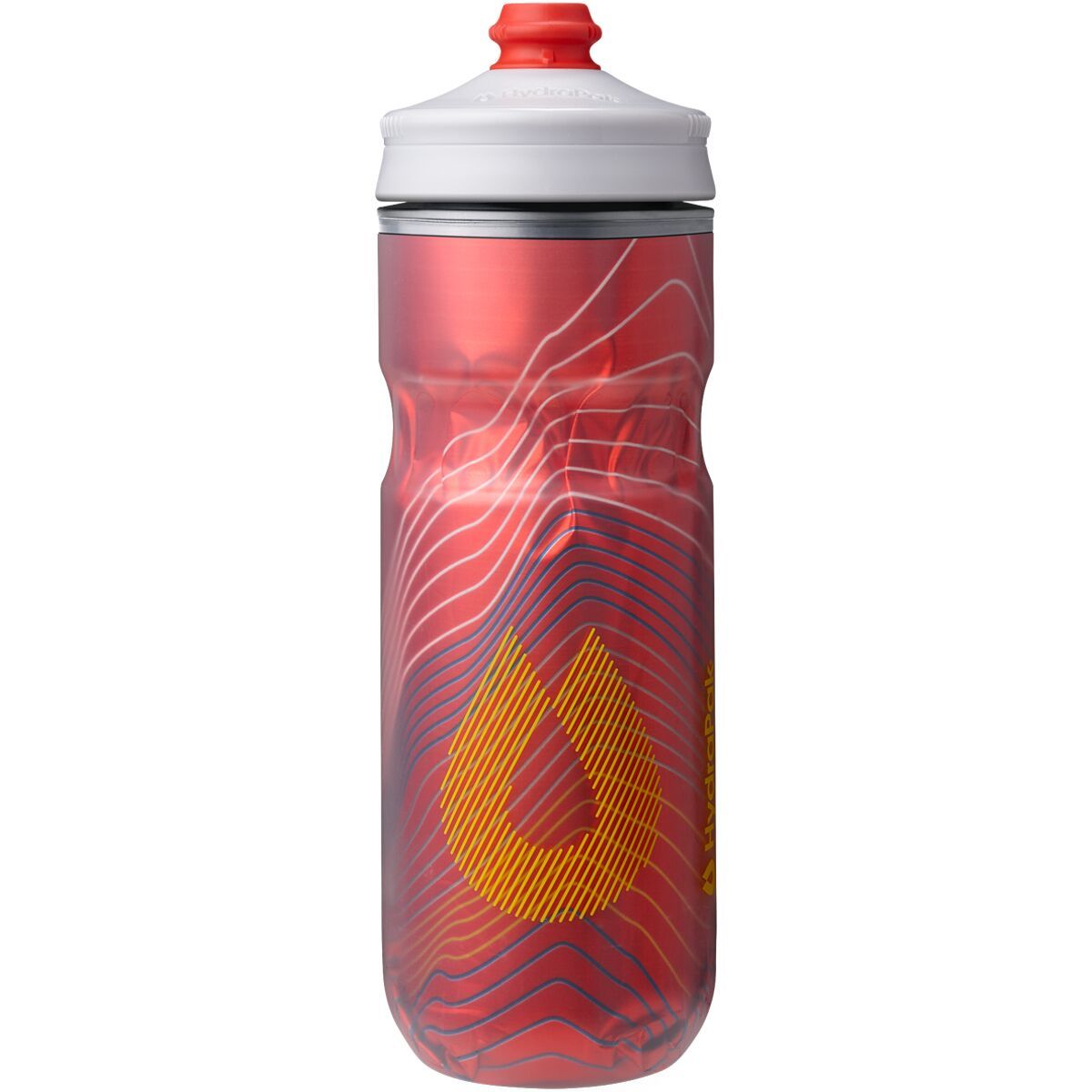 Hydrapak Polar Surge Ascent 20oz Water Bottle in Red