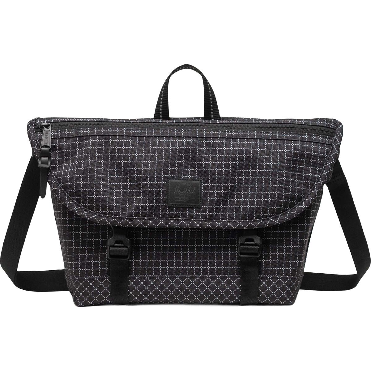 Herschel Supply Cove Small Messenger Bag in Grid / Black