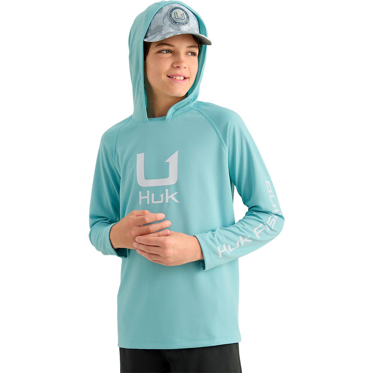 Huk Icon Hoodie - Kids' in Marine Blue 2 - Size: XS