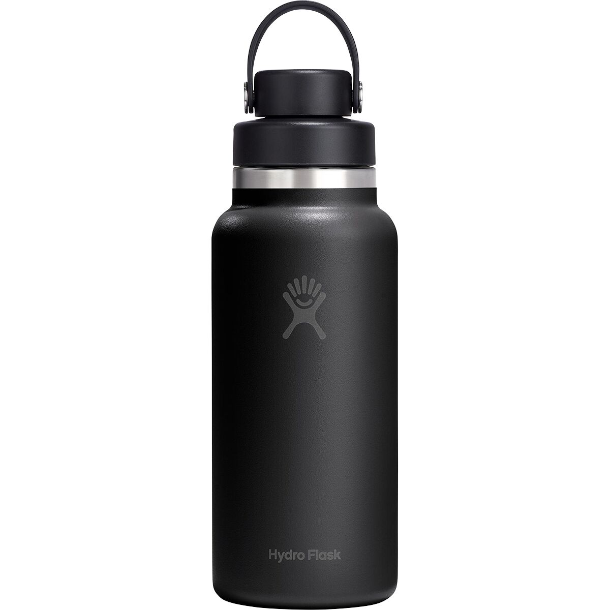 Hydro Flask 32oz Wide Mouth Water Bottle + Chug Cap in Black