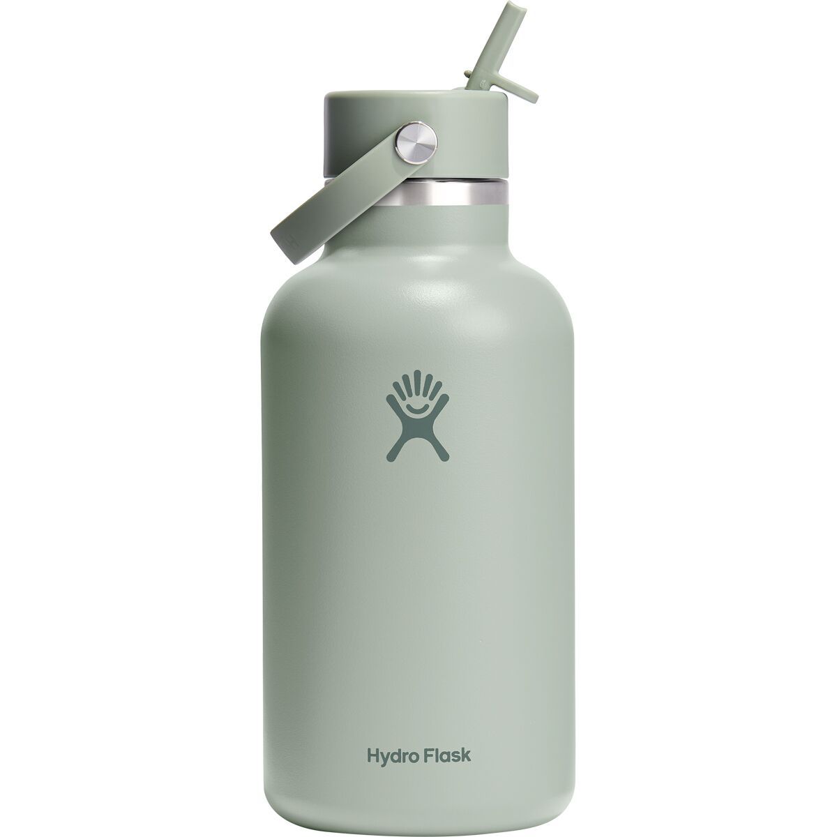 Hydro Flask 64oz Wide Flex Straw Cap Water Bottle in Agave