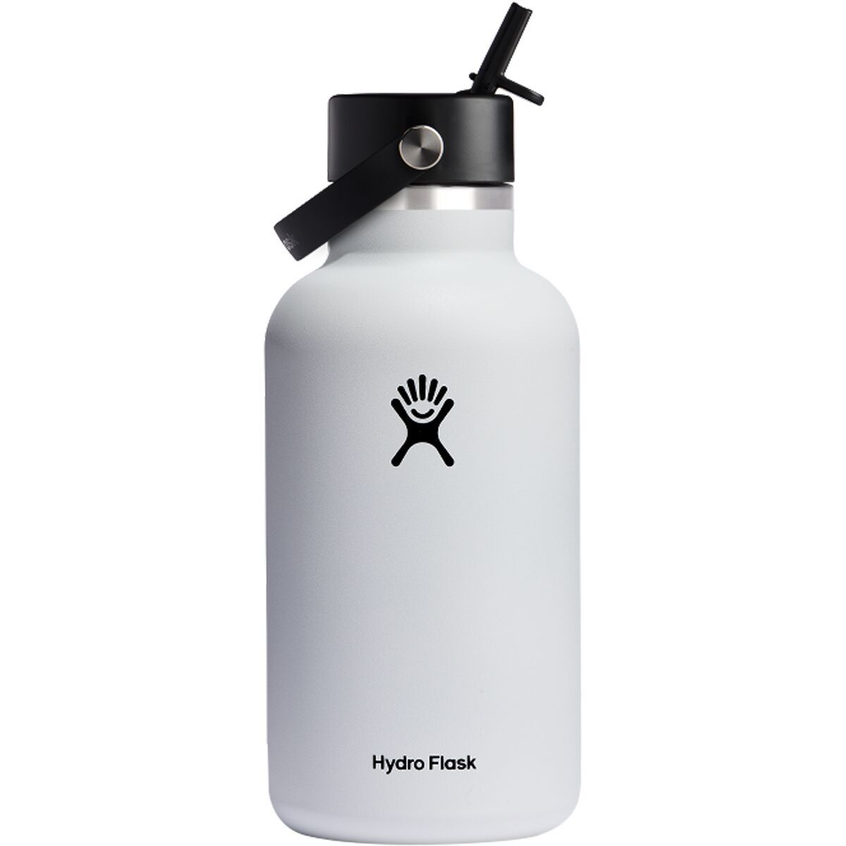 Hydro Flask 64oz Wide Flex Straw Cap Water Bottle in White