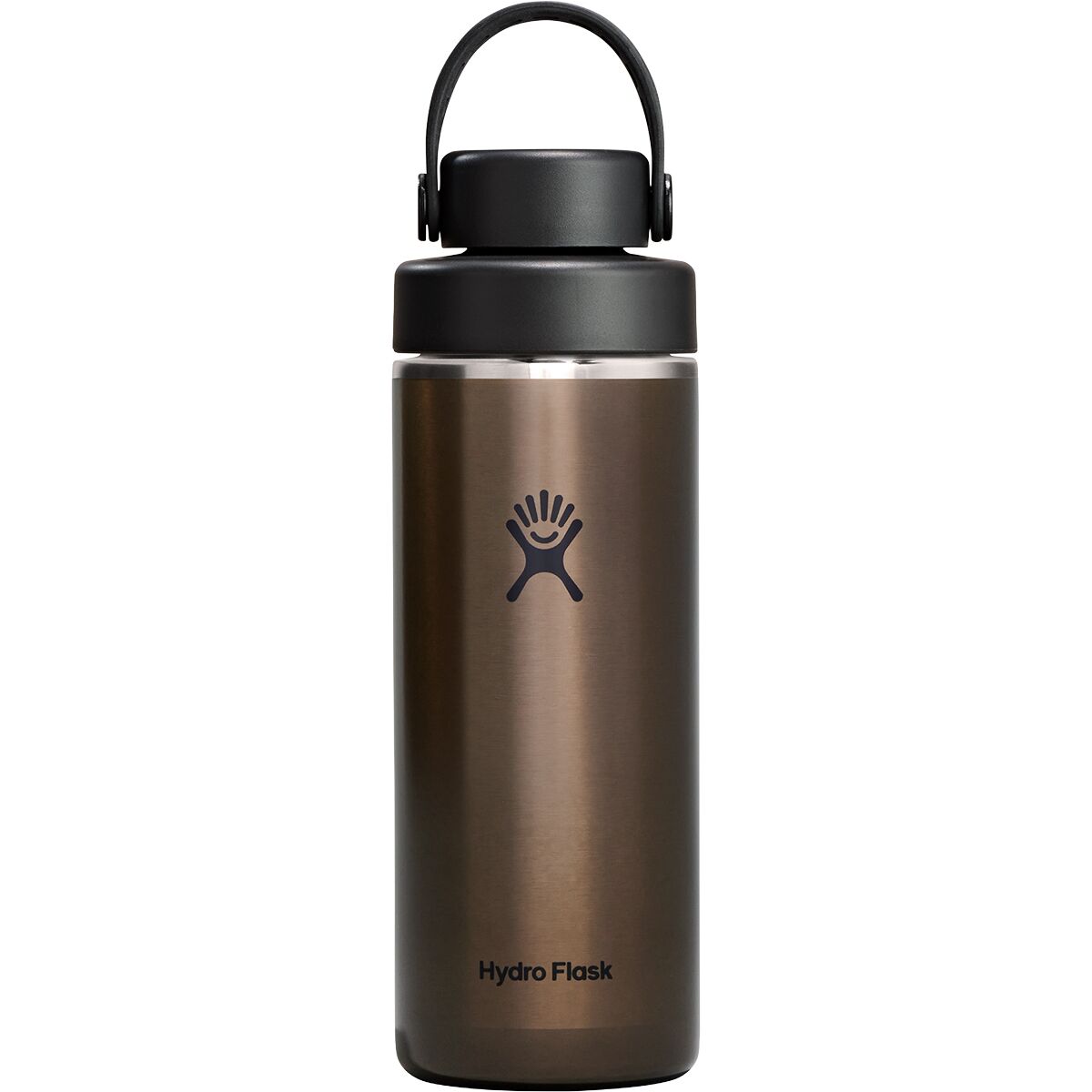 Hydro Flask Lightweight Wide Mouth Chug Cap 16oz Water Bottle in Obsidian