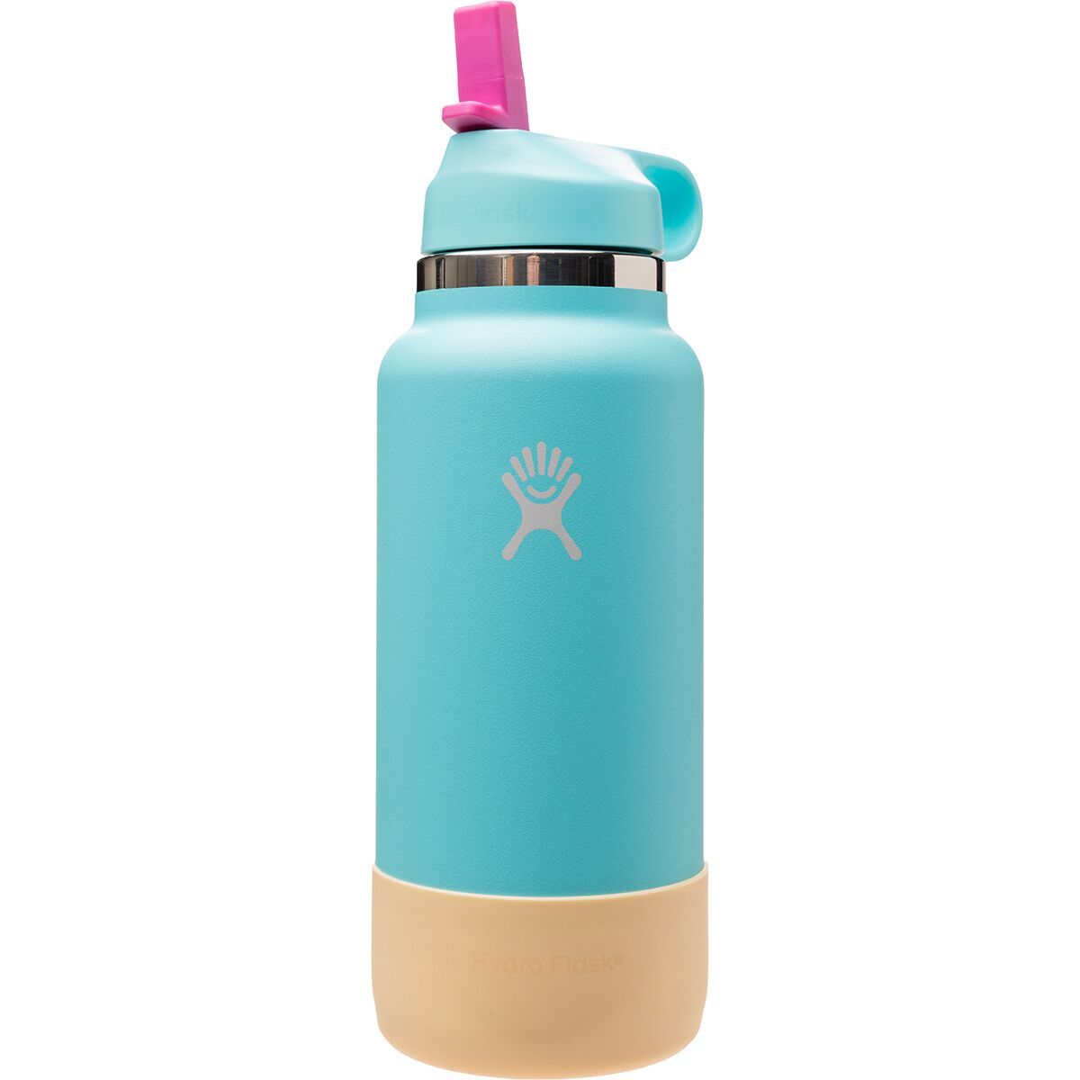 Hydro Flask 32oz Wide Mouth Straw Lid and Boot Waterbottle in Pool