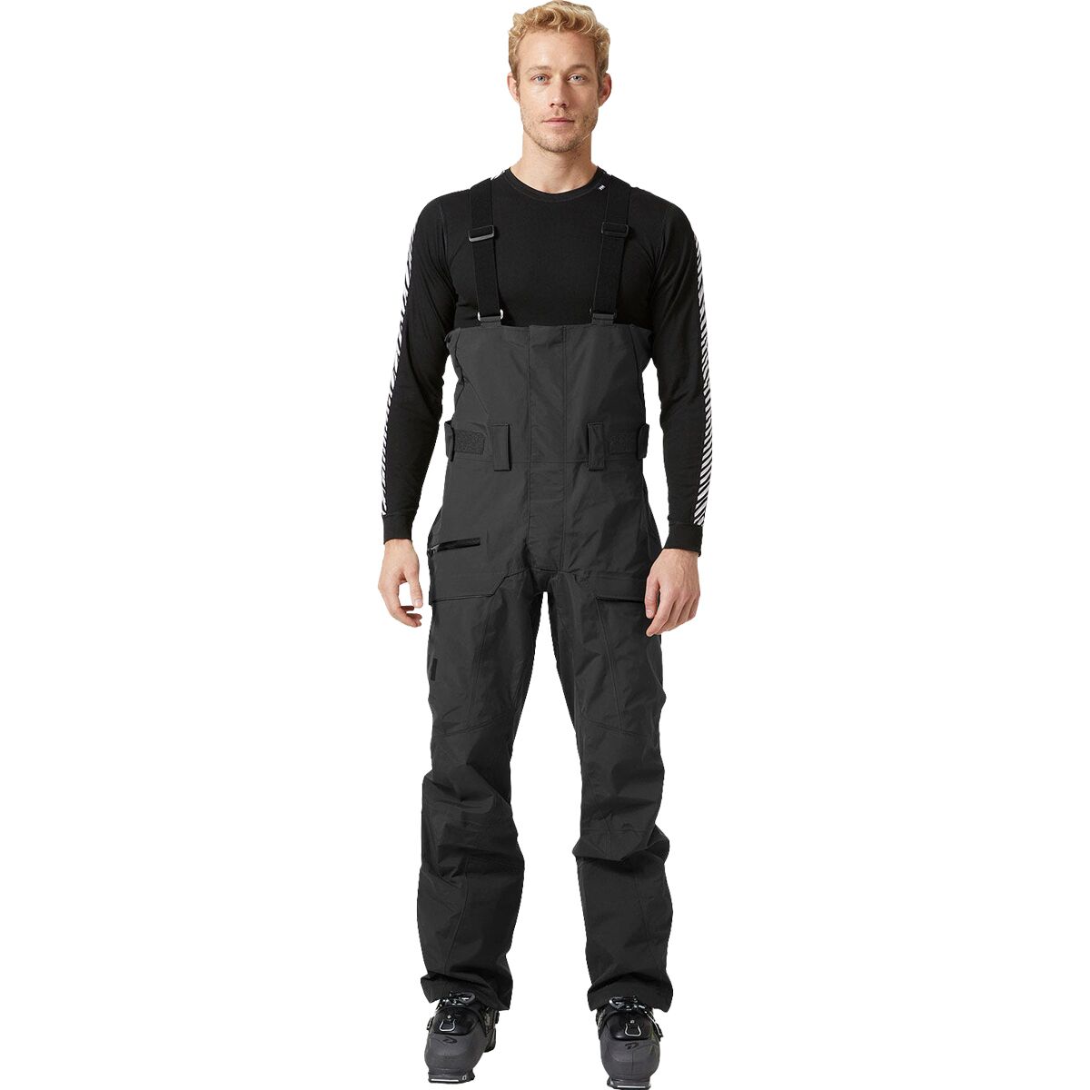 Helly Hansen Men's Sogn Bib Shell Pant in Black4 - Size: Small