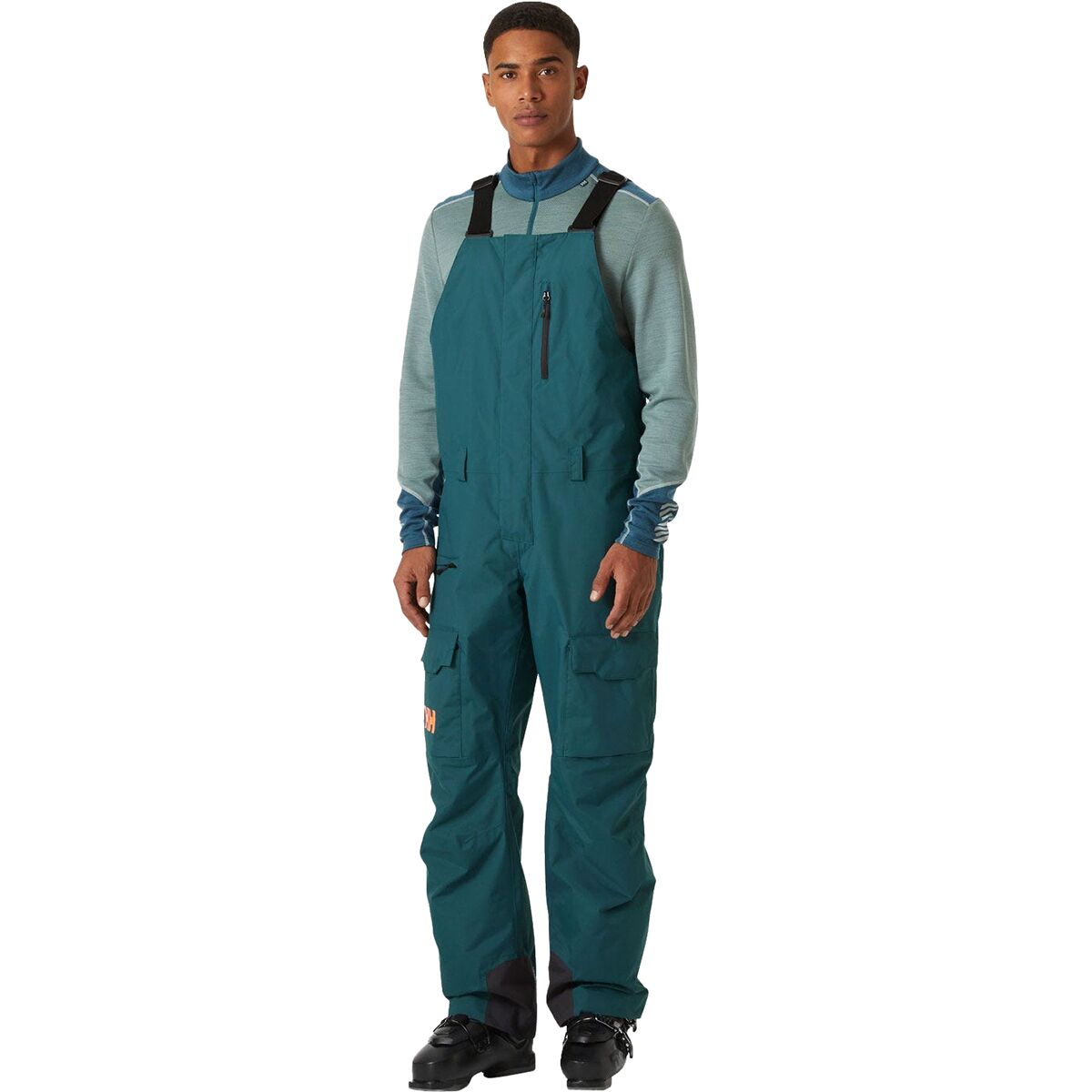 Helly Hansen Men's Sogn Bib Shell Pant in Dark Creek - Size: Small