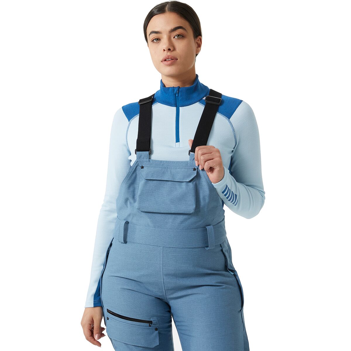 Helly Hansen Women's Lifa Merino Midweight 1/2-Zip Top in Baby Trooper - Size: Medium