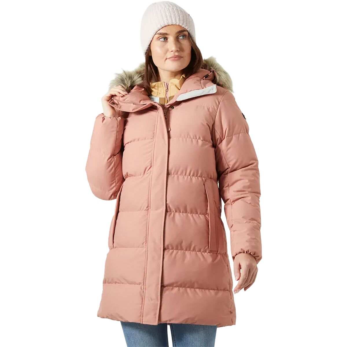 Helly Hansen Women's Blossom Puffy Parka in Ash Rose - Size: XS