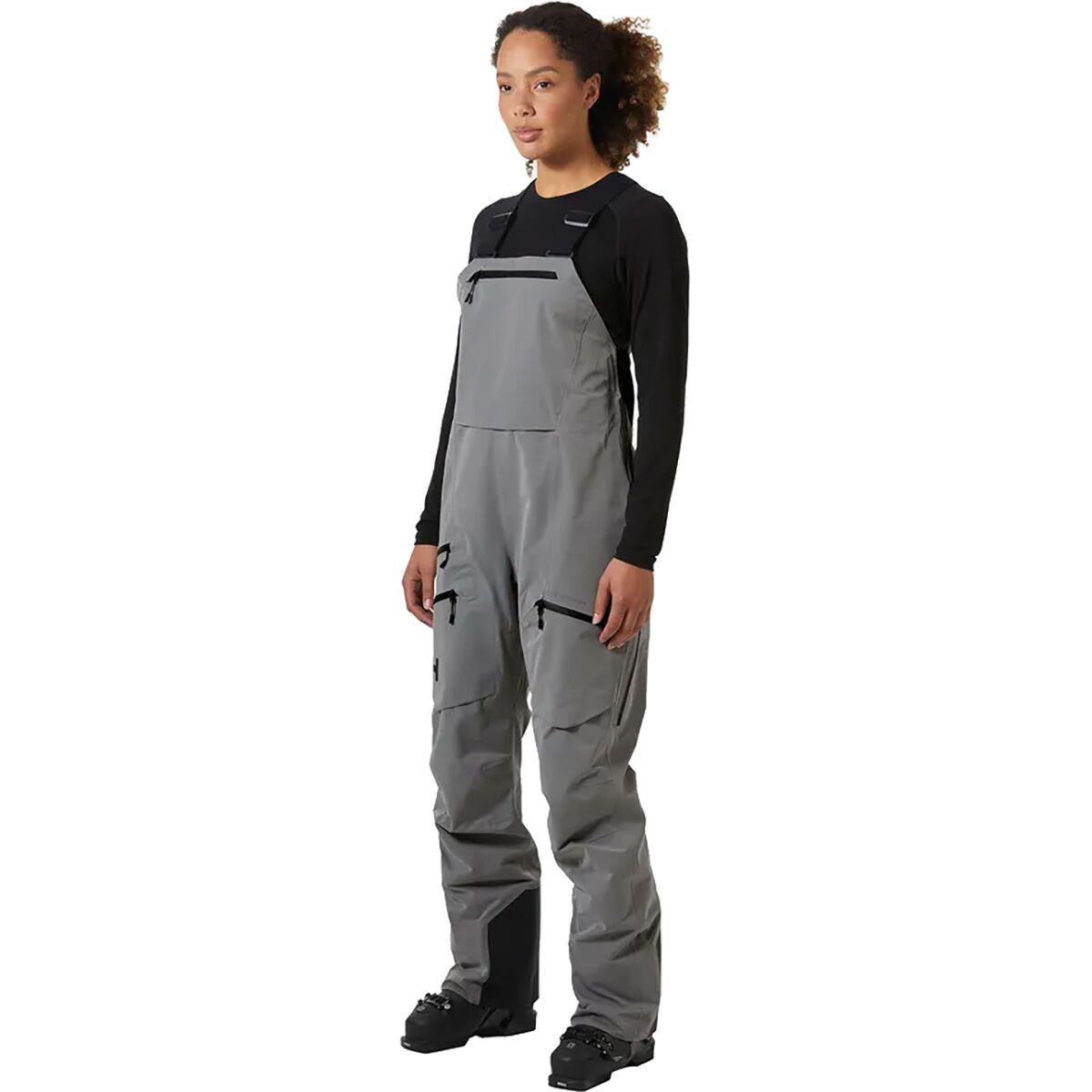 Helly Hansen Women's Elevation Infinity Shell Bib Pant in Infinity Rock - Size: Medium