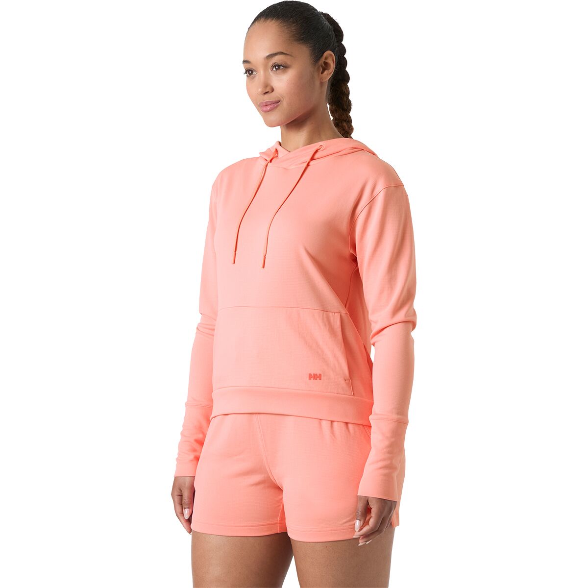 Helly Hansen Helly Hansen Women's Lifa Tech Lite Hoodie in Coral Almond - Size: XS - $63.00 at Steep and Cheap