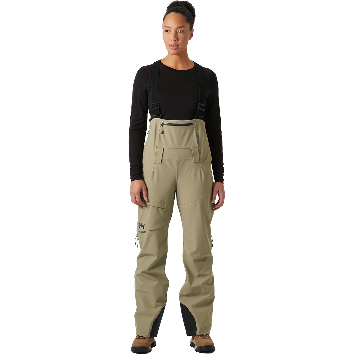 Helly Hansen Helly Hansen Women's Verglas BC Bib Pant in Pebble - Size: Small - $224.25 at Steep and Cheap