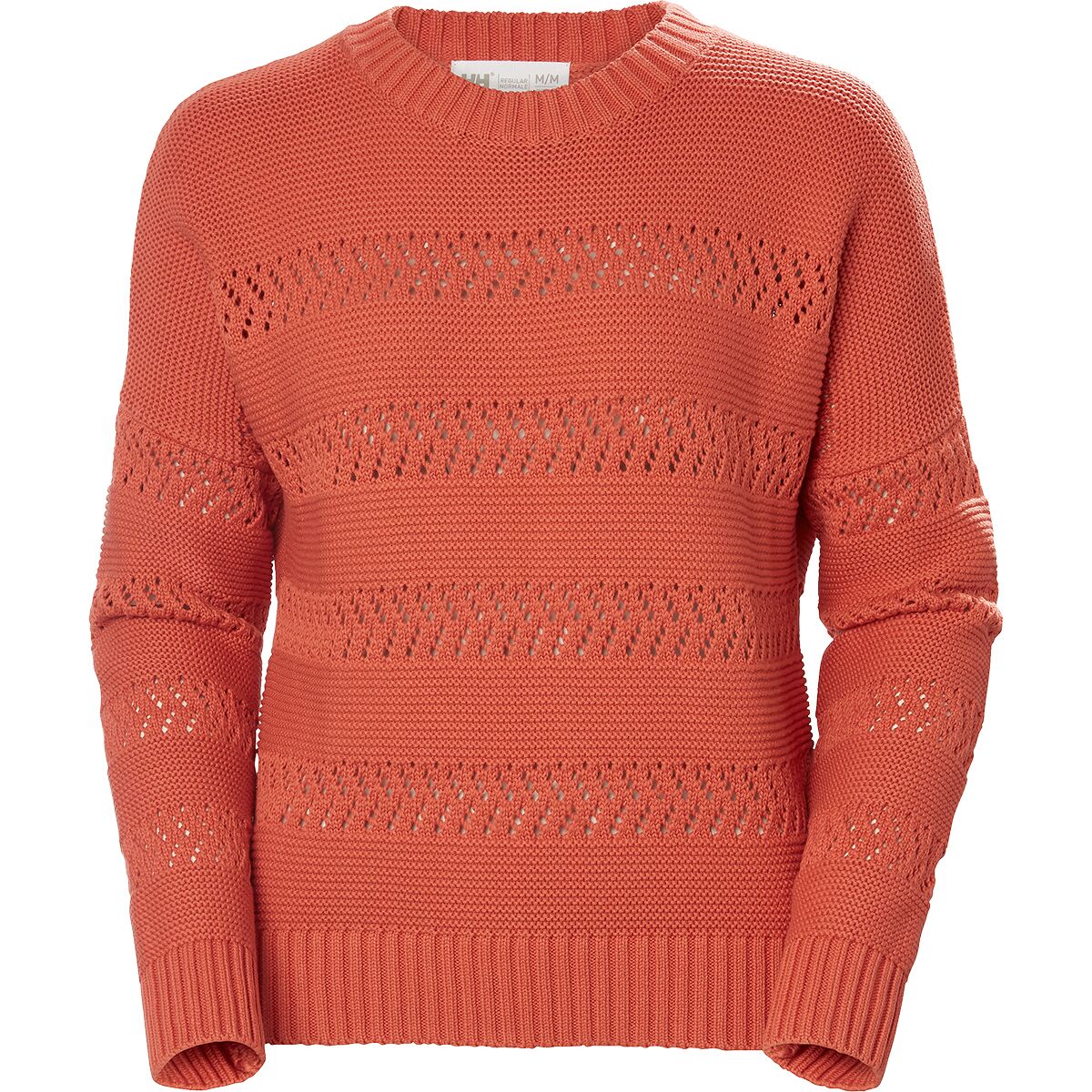 Helly Hansen Helly Hansen Women's Pier Pointelle Sweater in Terracotta - Size: Large - $65.00 at Steep and Cheap