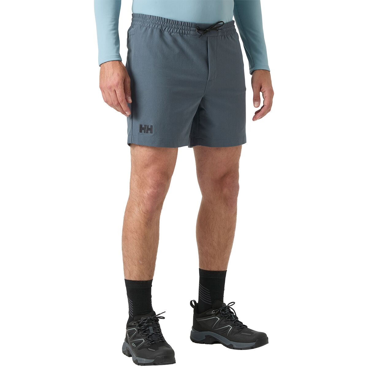 Helly Hansen Helly Hansen Tofino Solen Shorts 6In in Alpine Frost - Size: Large - $56.25 at Steep and Cheap