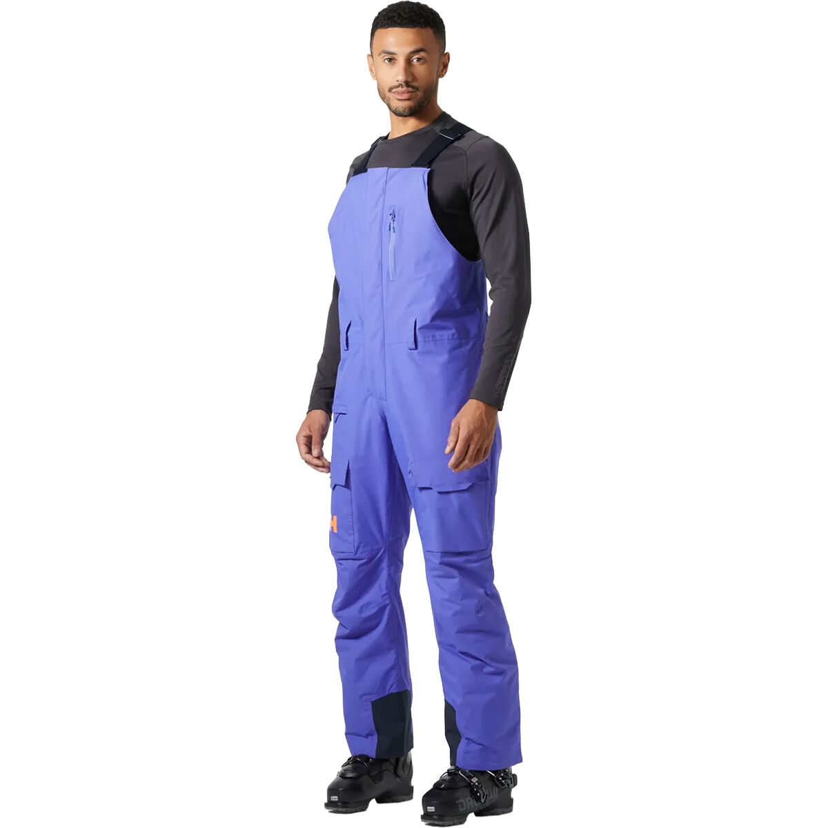 Helly Hansen Men's Sogn Bib Cargo Pant in Ultra Violet - Size: XL