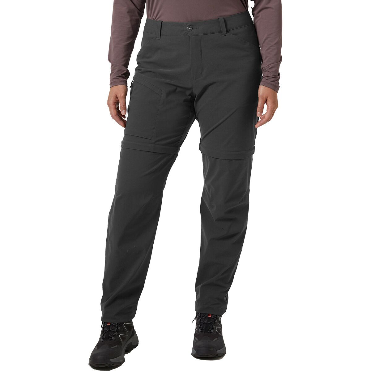Helly Hansen Helly Hansen Women's Elv Light Zip Off Pant in Ebony - Size: Medium - $91.00 at Steep and Cheap