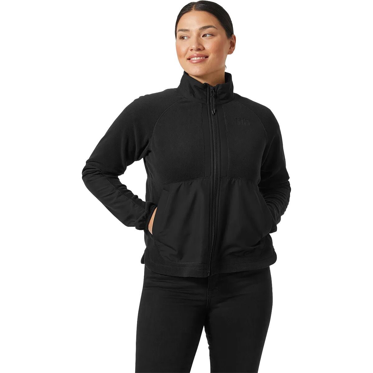 Helly Hansen Women's Rig Fleece Jacket in Black - Size: Medium