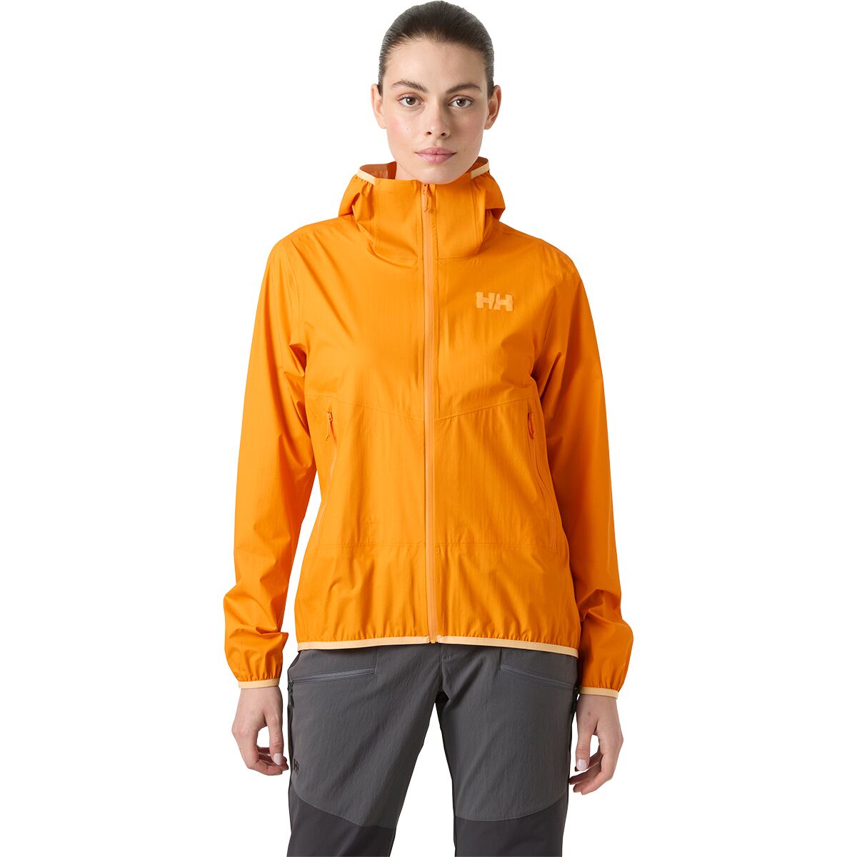 Helly Hansen Women's Verglas 2.5L Fastpack Jacket in Ignite Orange - Size: Small