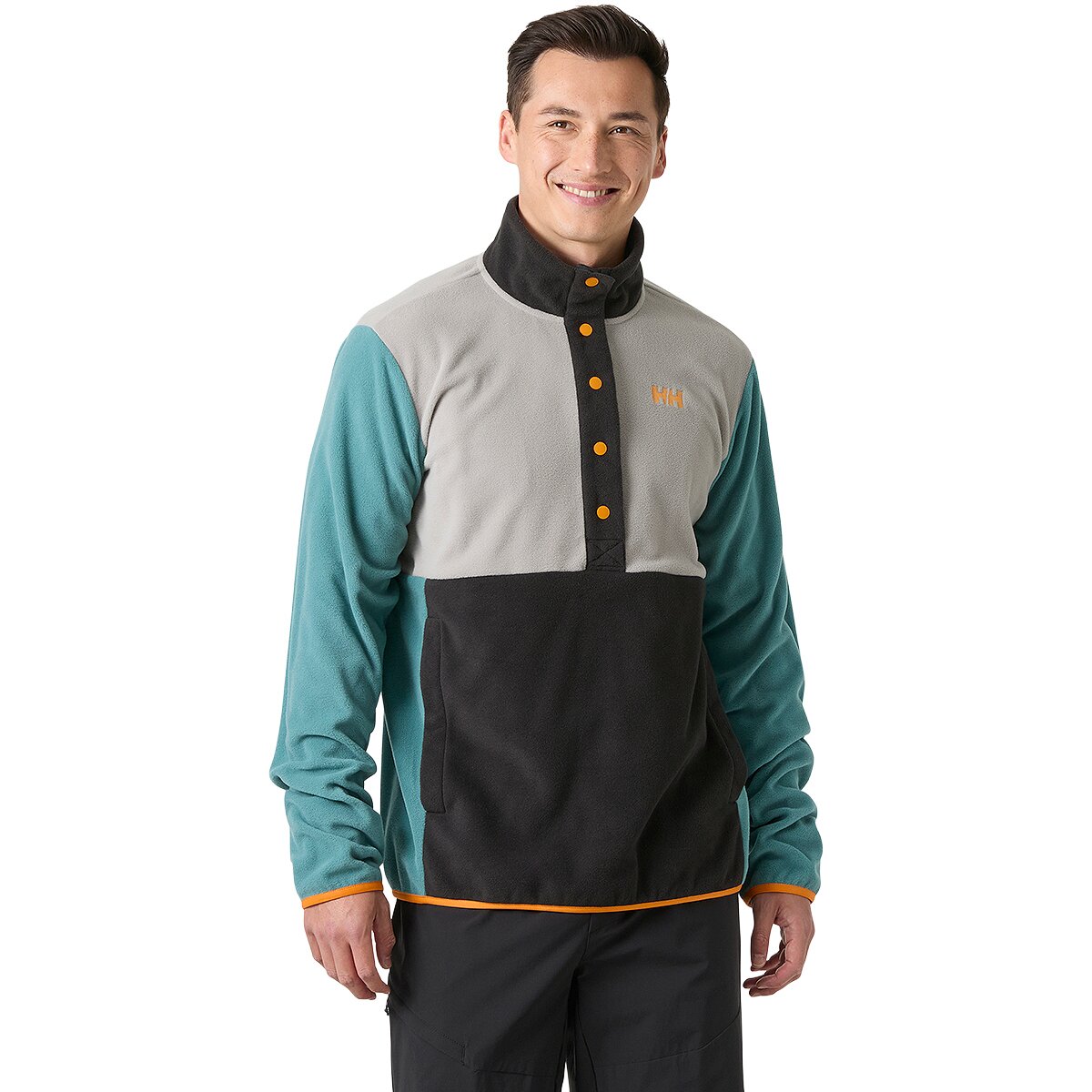 Helly Hansen Men's Daybreaker Snap Pullover in Opal Green - Size: Medium