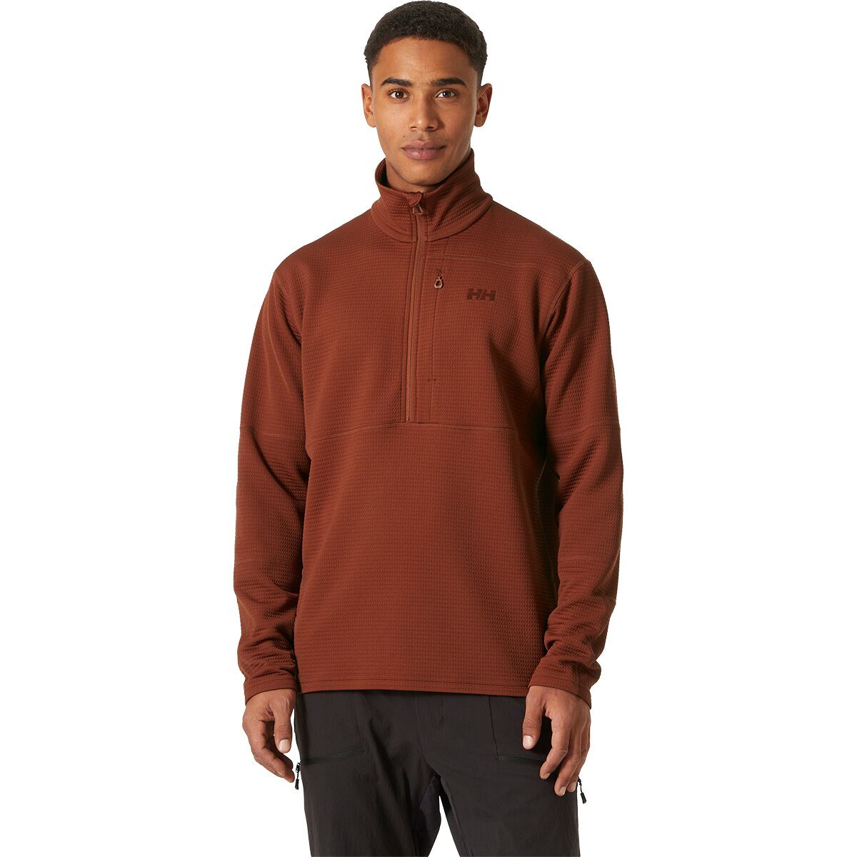 Helly Hansen Helly Hansen Men's Evolved Air 1/2-Zip Midlayer in Iron Oxide - Size: Small - $65.00 at Steep and Cheap