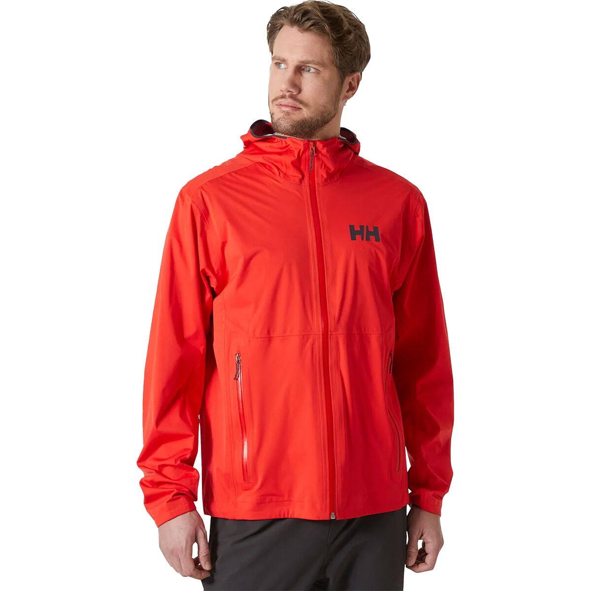 Helly Hansen Men's Momentum 3L Stretch Jacket in Alert Red - Size: XXL