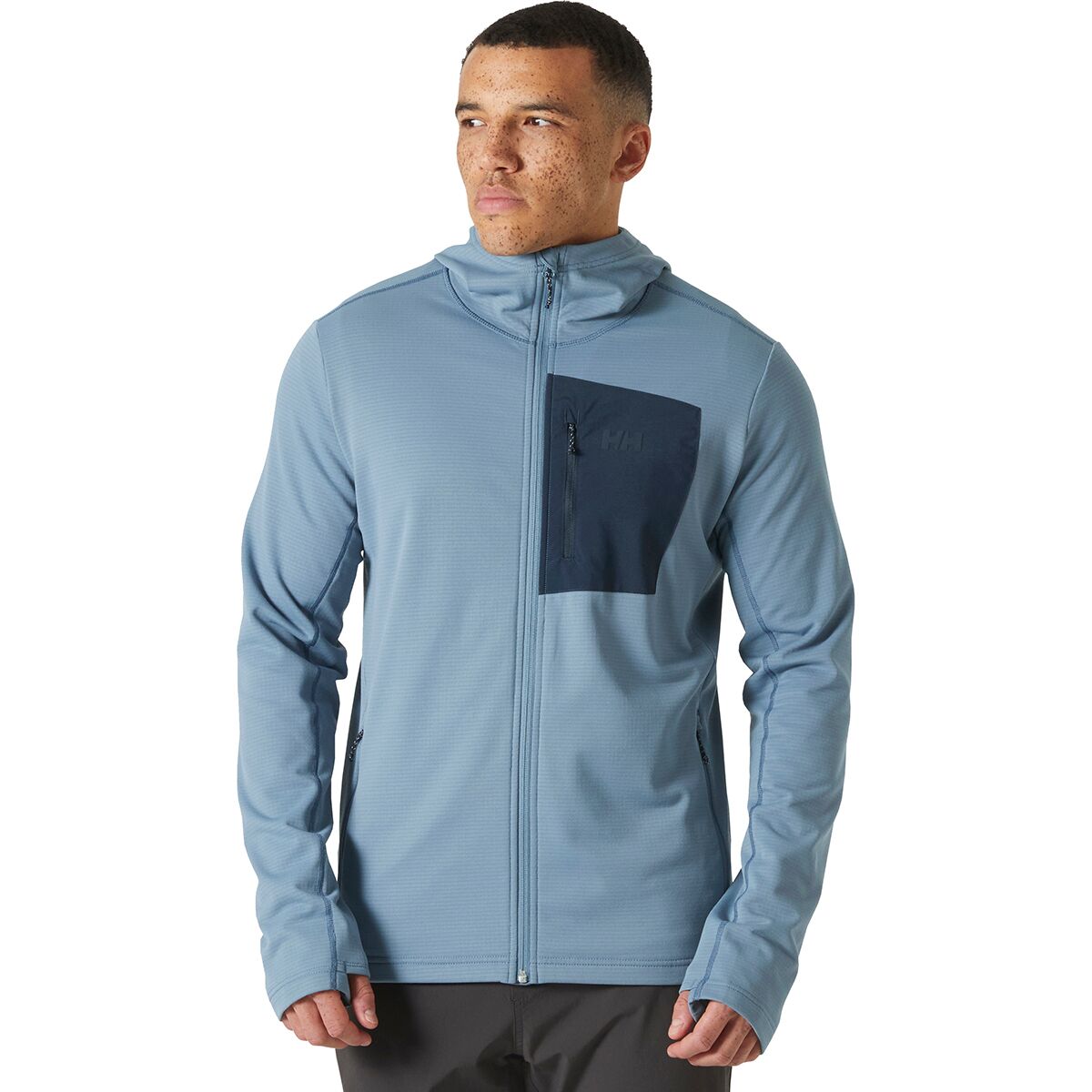 Helly Hansen Men's Versalite Hooded Fleece Jacket in Washed Navy - Size: XXL