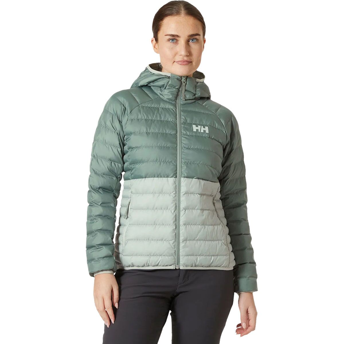 Helly Hansen Women's Banff Hooded Insulator Jacket in Green Mist / Cactus - Size: XS