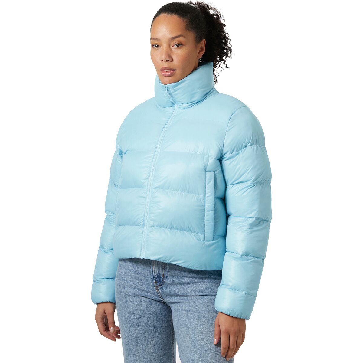 Helly Hansen Women's Jade Puffer Jacket in Light Cyan - Size: Small