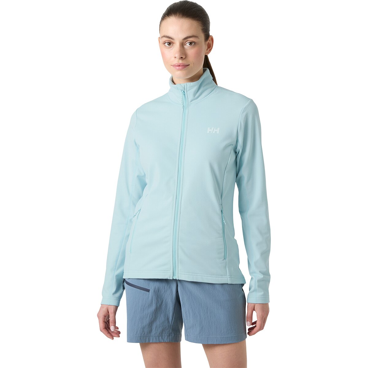 Helly Hansen Women's Versalite Fleece Jacket in Barely Blue - Size: Large