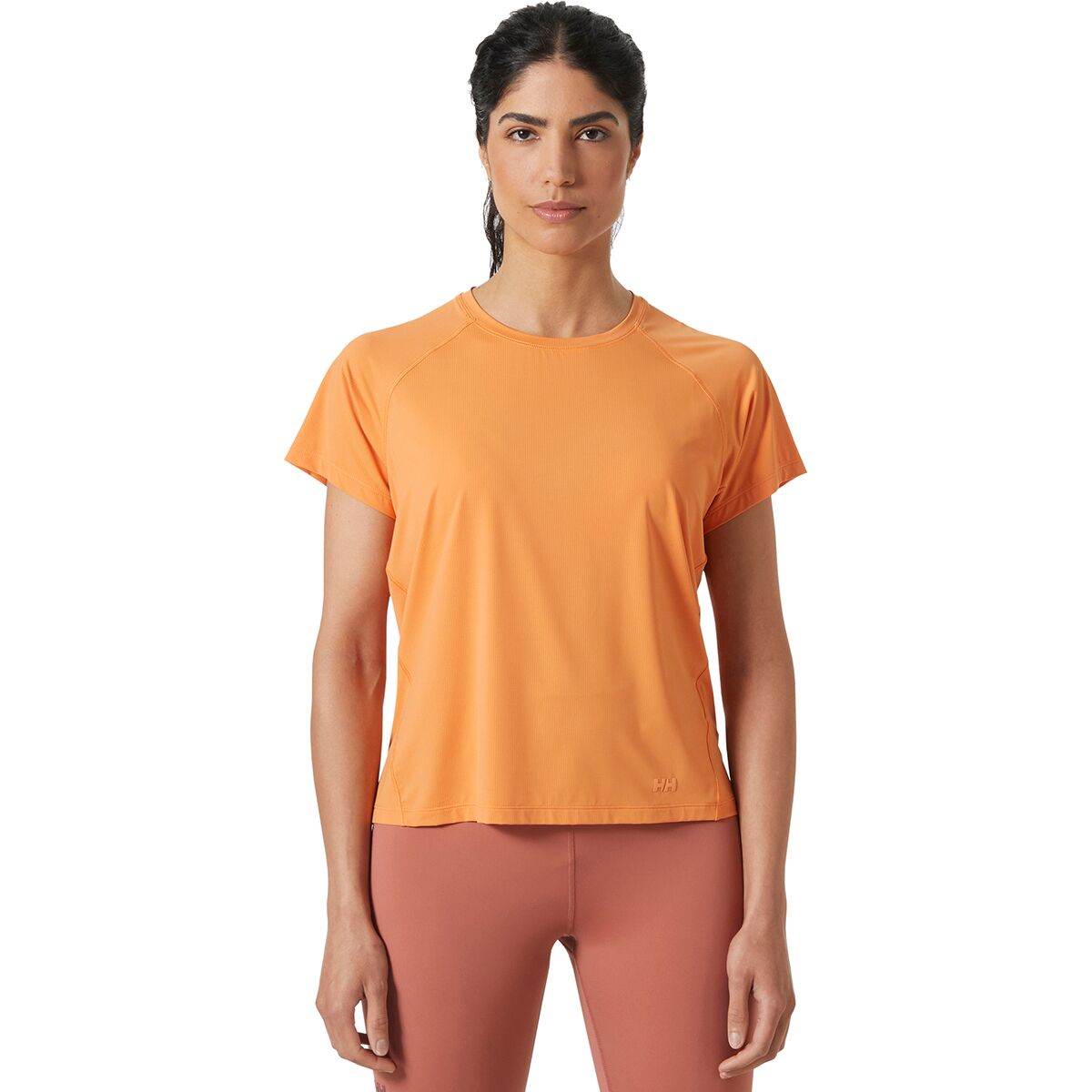 Helly Hansen Women's Shine Solen T-Shirt in Apricot Crush - Size: Large