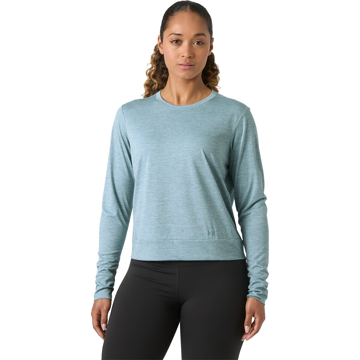 Helly Hansen Helly Hansen Women's Sval Long-Sleeve Crew Shirt in Barely Blue - Size: XS - $38.50 at Steep and Cheap